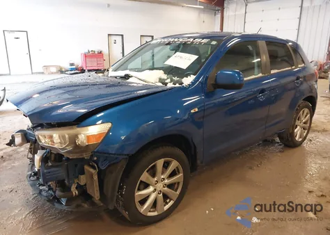 2015 Mitsubishi Outlander Sport Es from USA, damaged, VIN 4A4AR3AU2FE003340